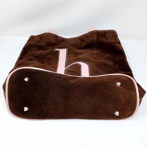 Jam by Jana Feifer Initial Suede Leather Tote Bag NWT - Picture 8 of 12